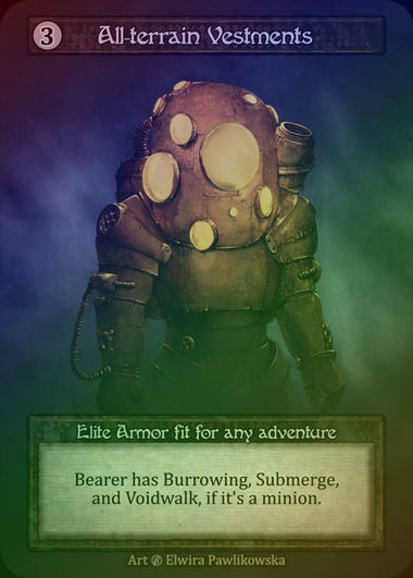 【FOIL】[Artifact] All-terrain Vestments [beta-Elite]